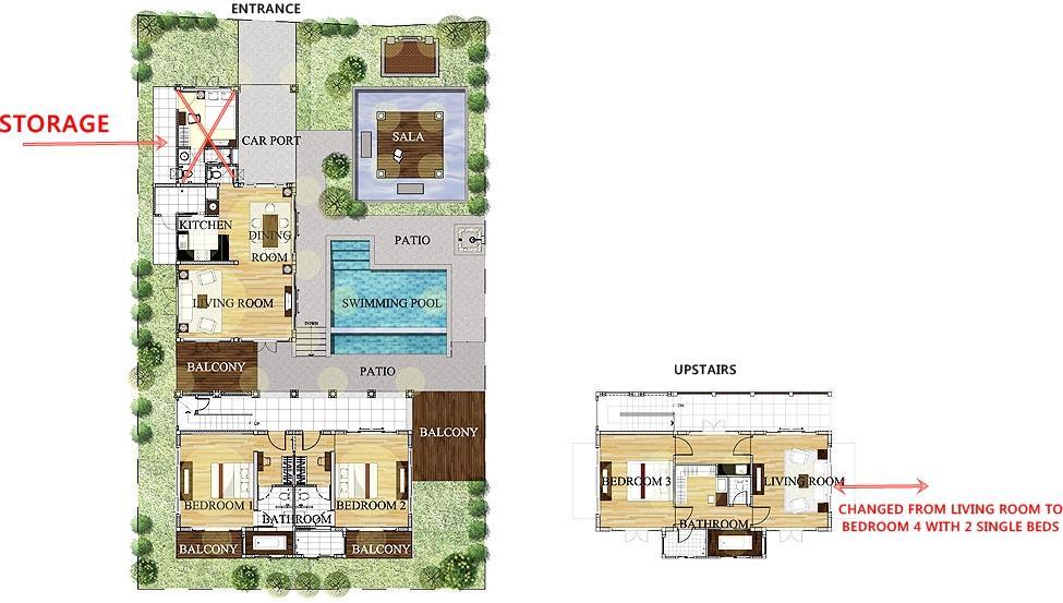 Large 4 Bed Villa Short Walk To Maenam Beach Mae Nam Luaran gambar